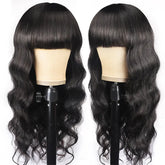 Body Wave Bang Raw Hair Wig